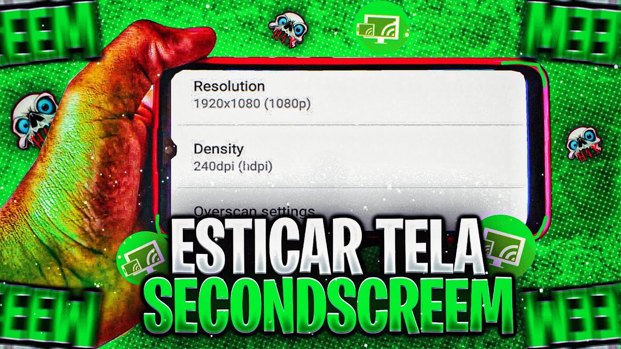 Como Esticar Tela Do Free Fire Pelo Secondscreen Sem Perder a Sensibilidade 😯🔥 (Nova Atualização)