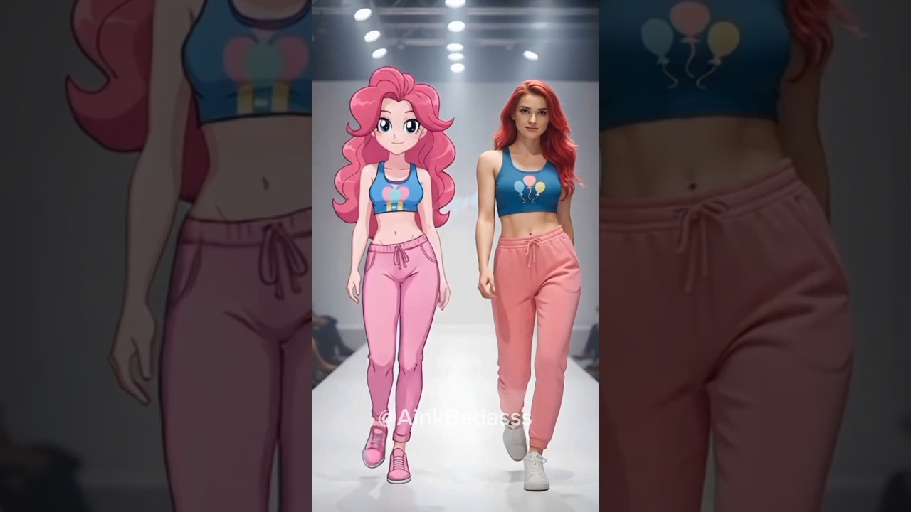 My Little Pony: Equestria Girls Real and Animated #mylitlepony #ai #fusion #cartoon