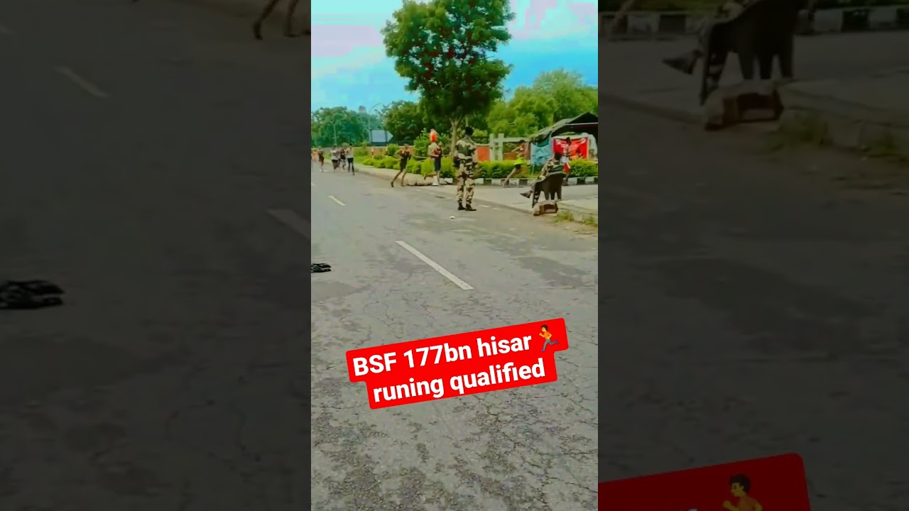 #shorts bsf physical Hisar Haryana sirsa road #bsfhisarphysical