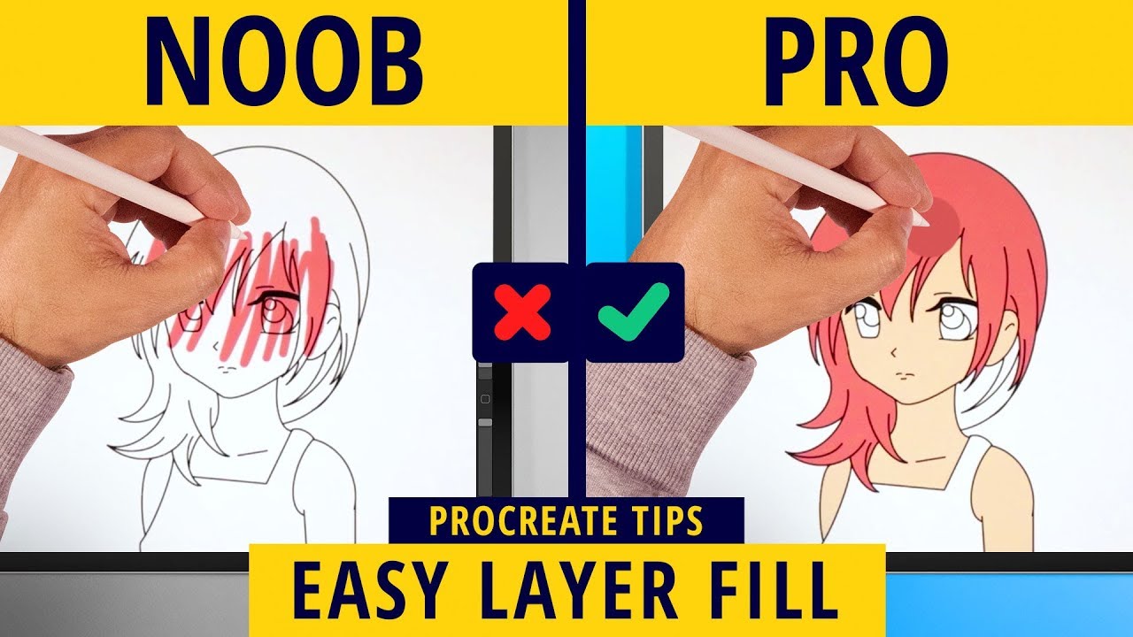 Как быстро заполнить слои в Procreate — Советы по Procreate