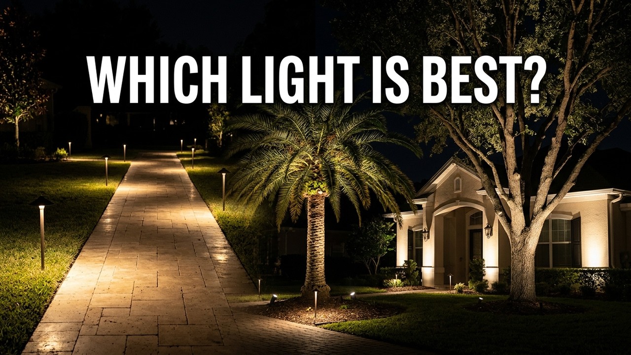 Path Lights vs Up Lights