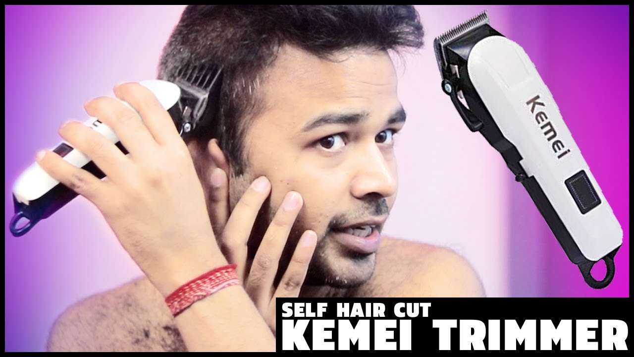 Best Hair Trimmer for Men | Kemei KM 809A | How to cut your own hair in Hindi Part 2