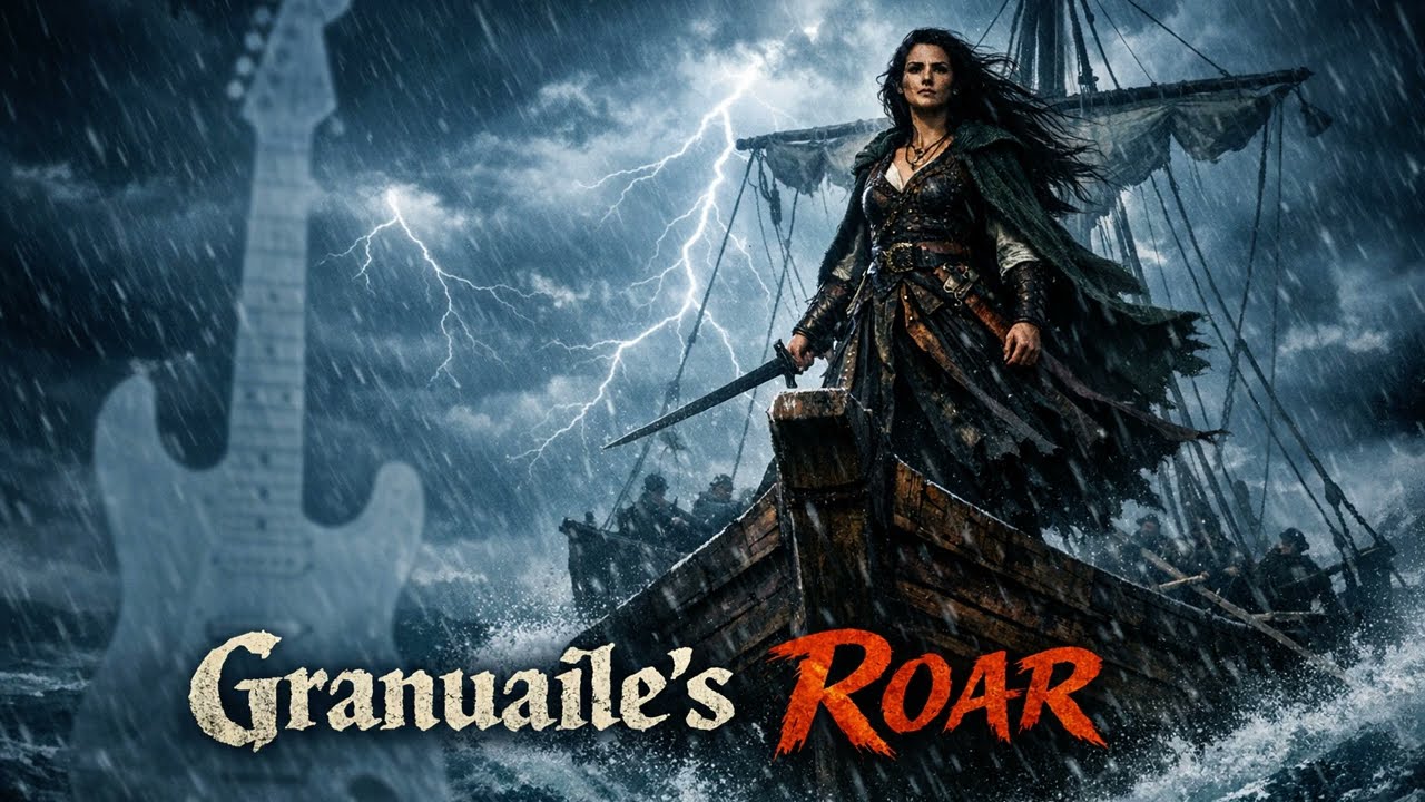 Granuaile’s Roar: The Pirate Queen Blues | Irish Hero Ballad (Gary Moore Inspired) Guitar Harmonica