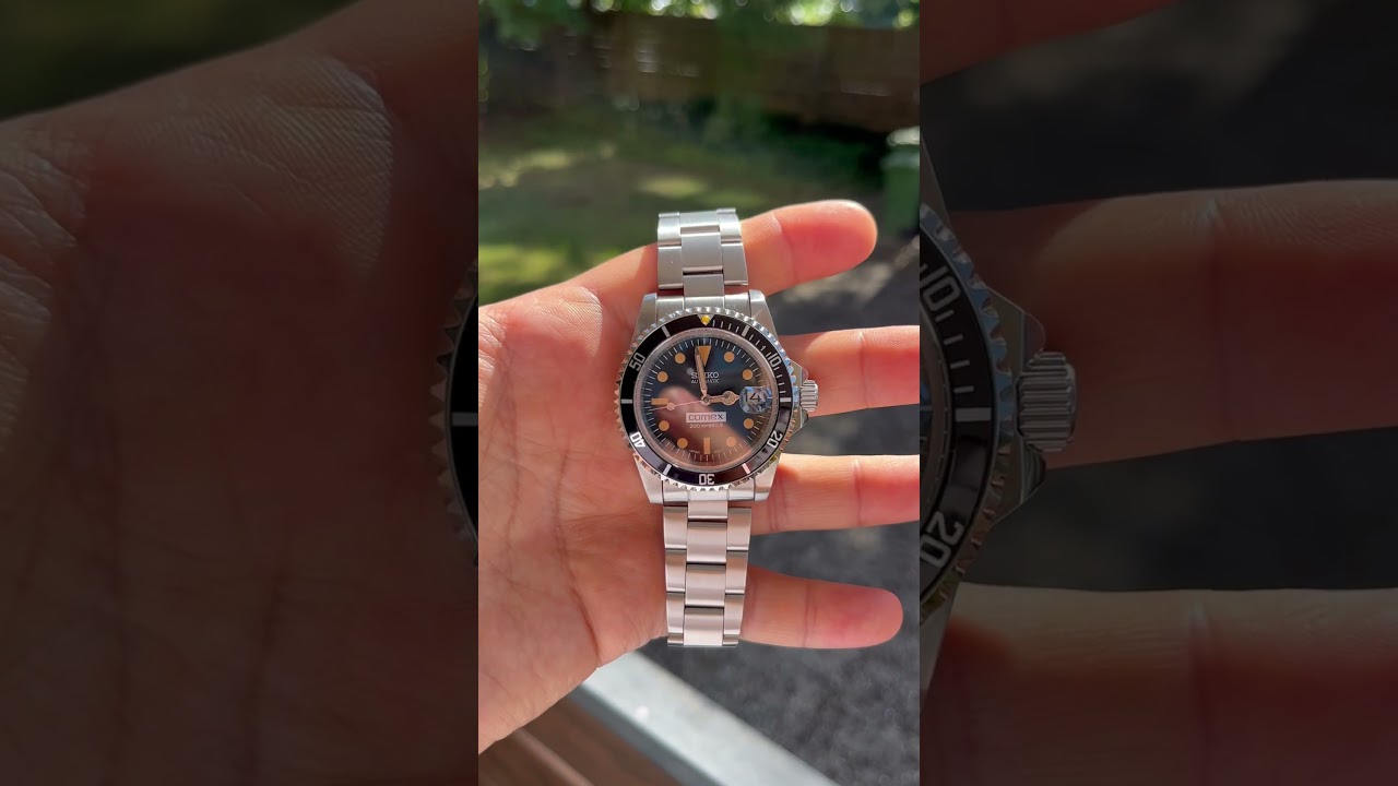 Seiko Mod Hommage Sub Vintage #uhrenvideos #watches #submariner