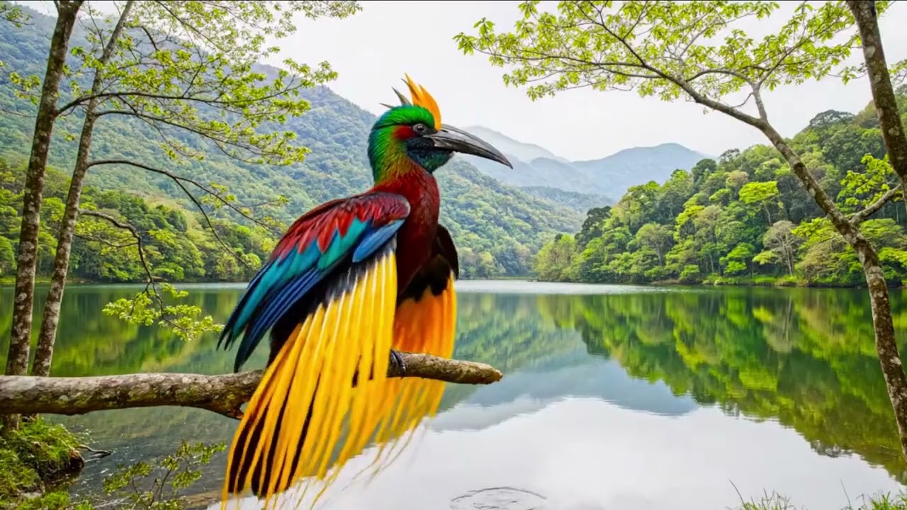 Relaxing Birds with Soft Piano Music | Peaceful Nature Ambience for Sleep, Study & Focus