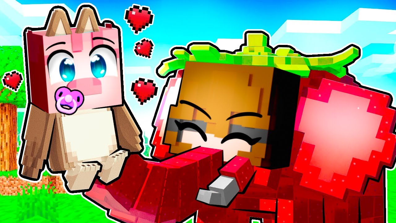 BOUCHAL MEOWL a WENDA STRAWBERRY ELEPHANT se MILUJÍ v Minecraftu! (romantické)