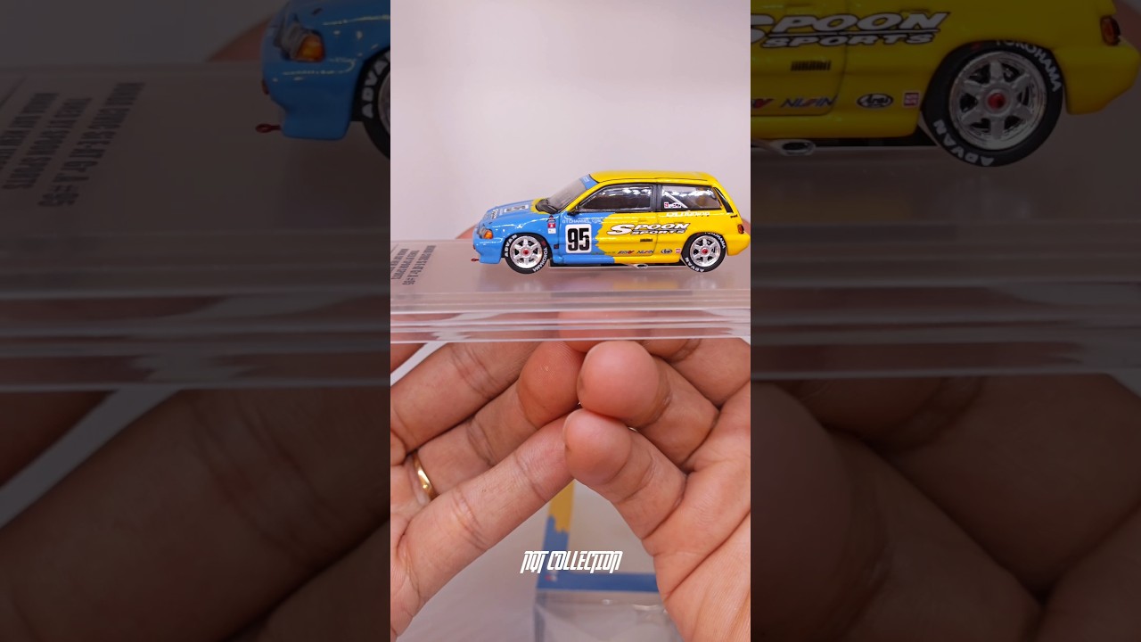 Unboxing Diecast 1:64 INNO64 Honda Civic Si E-AT Gr.A #95 Tuned by Spoon Sports