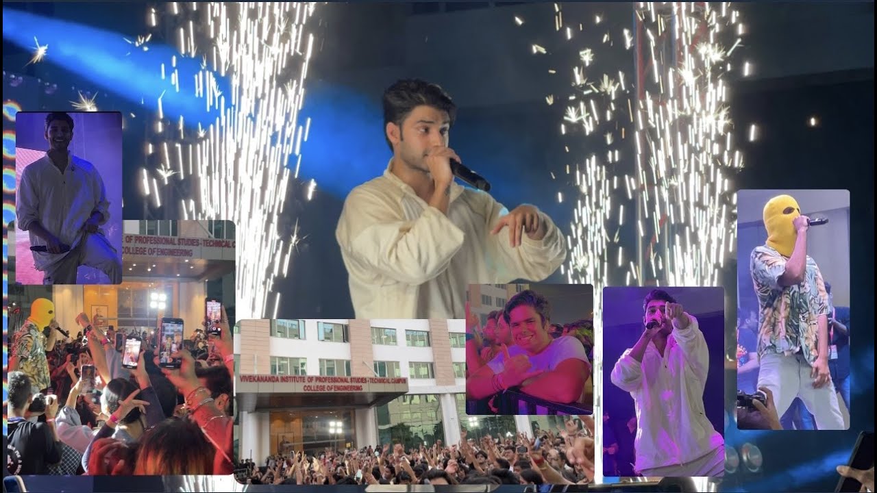 VIPS college fest enactus 2022/💕/ ZAEDEN and VANMOON live music  concert // IP university. 😍