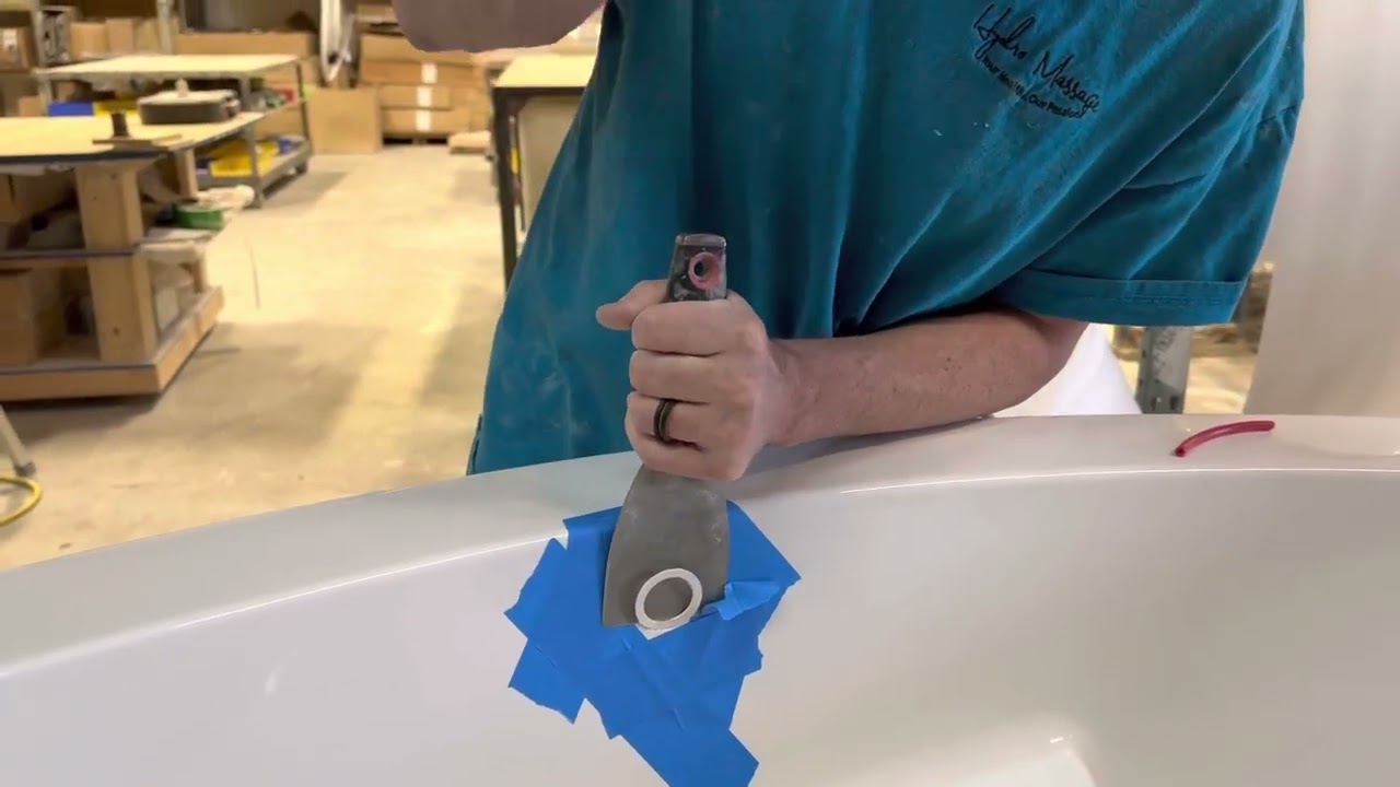 How to replace an air switch on a Hydro Massage Bath