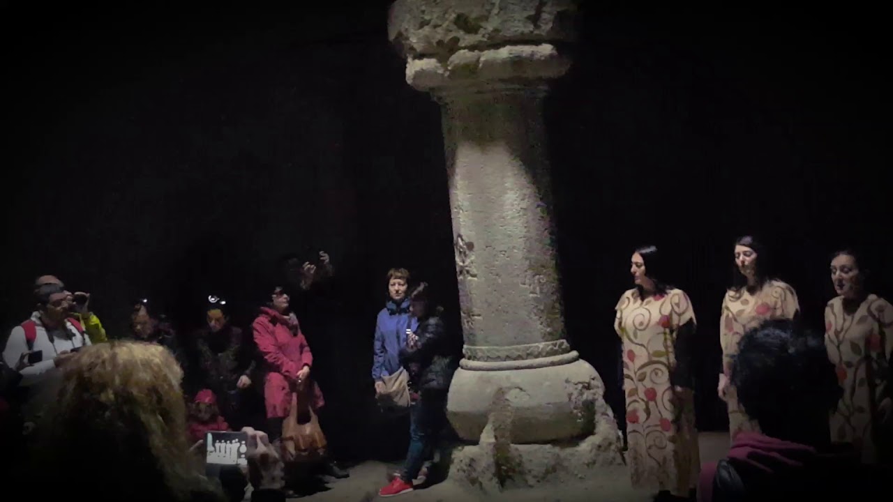 Dle Yaman - by Luys Vocal Quintet at Geghard Monastery