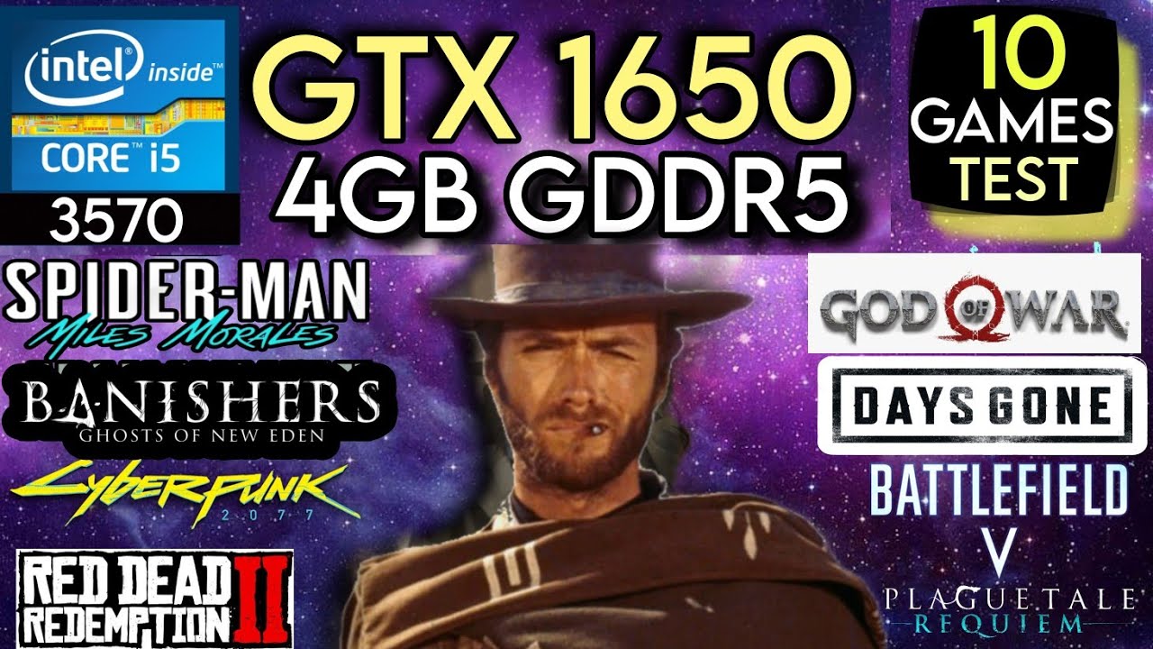GTX 1650 + i5 3570 & 16GB Ram | Test In 10 Games !