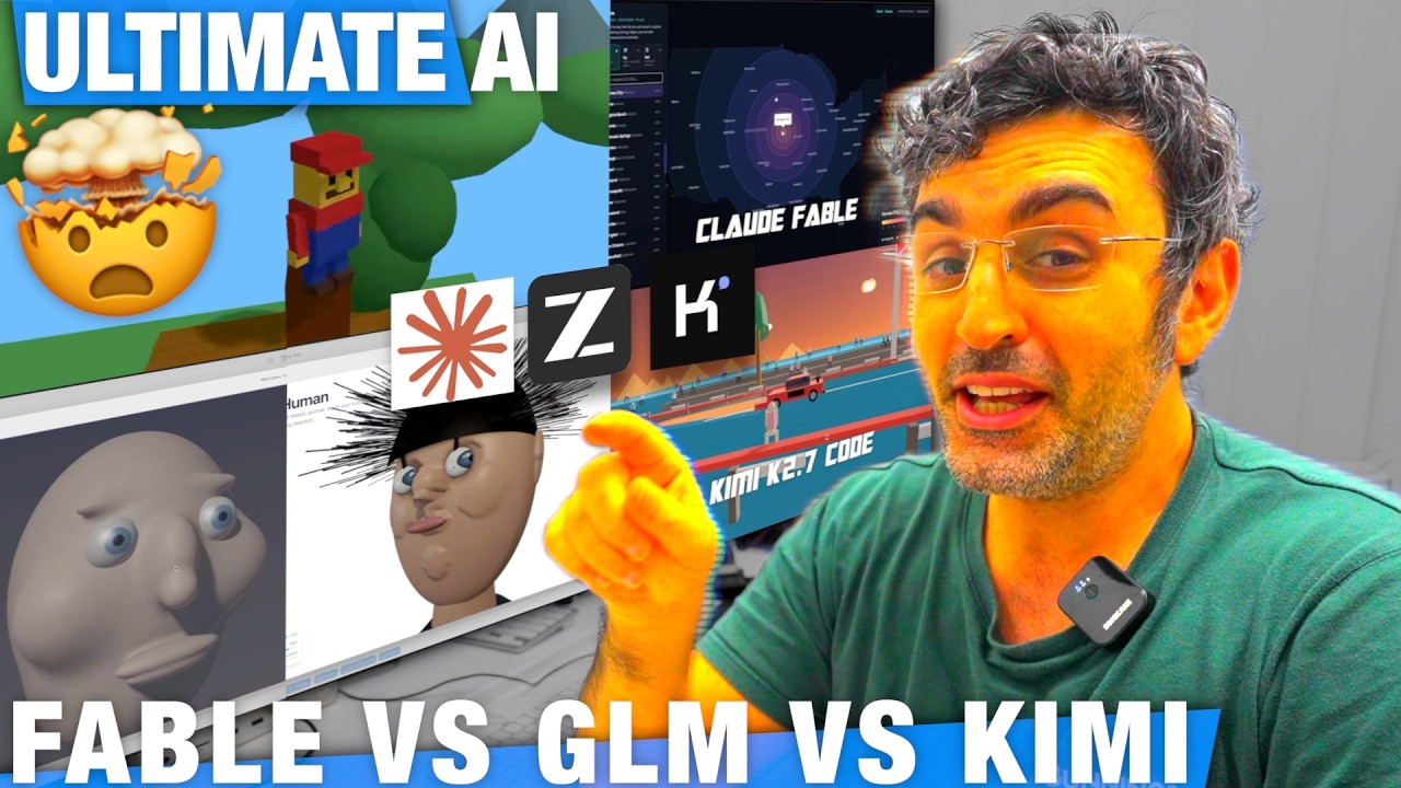 Czy lokalny klaster AI może ZNISZCZYĆ Claude Fable? 🤯 (GLM 5.2 + Kimi K.27)