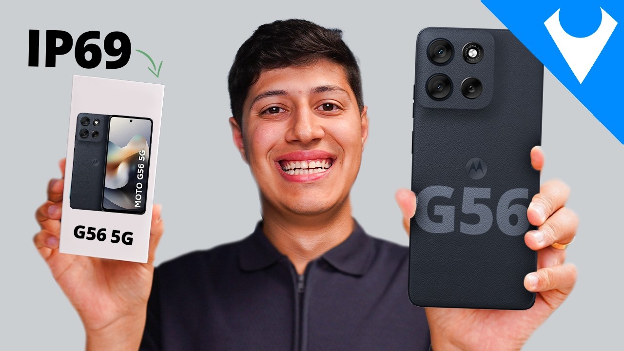 CHEGOU! MOTO G56 com iP69 SERÁ que é BOM? PRIMEIRO UNBOXING