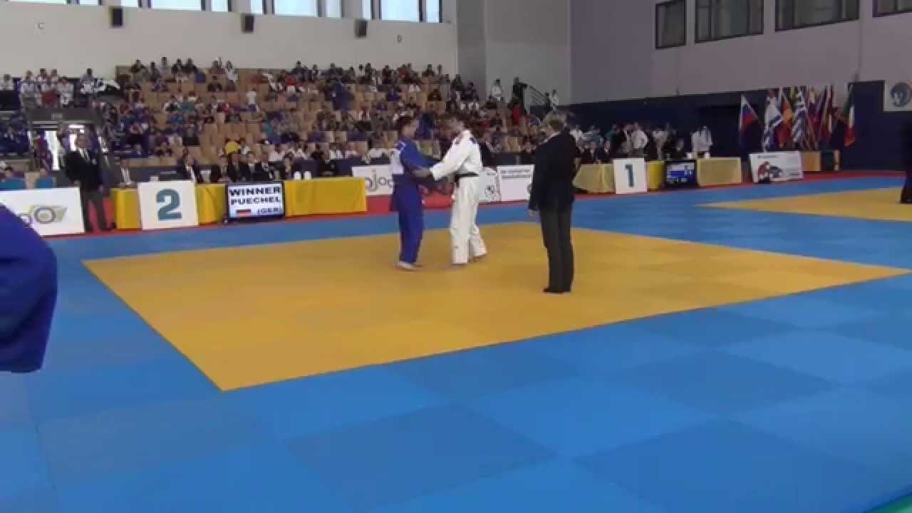 ECC Berlin 2014 Eliminatory  -66 kg Puechel (GER) - Karamian (BLR)