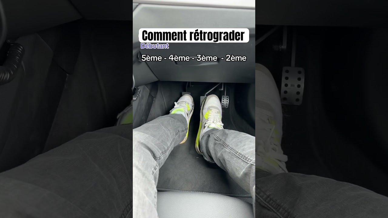 Comment r&eacute;trograder ? De la 5&egrave;me &agrave; la 2&egrave;me. #permisdeconduire #autoecole