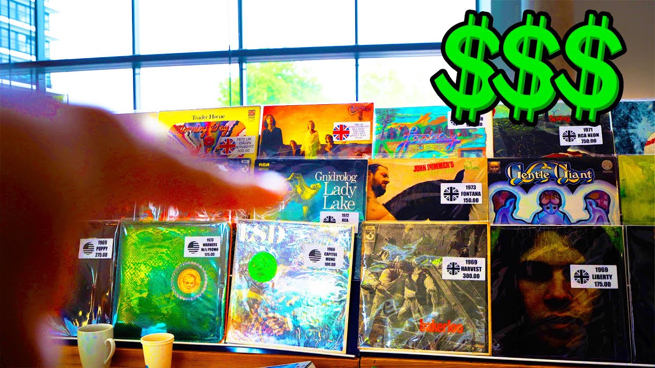 This record fair has 3 FLOORS OF VINYL 🤯 (we spent hundreds)