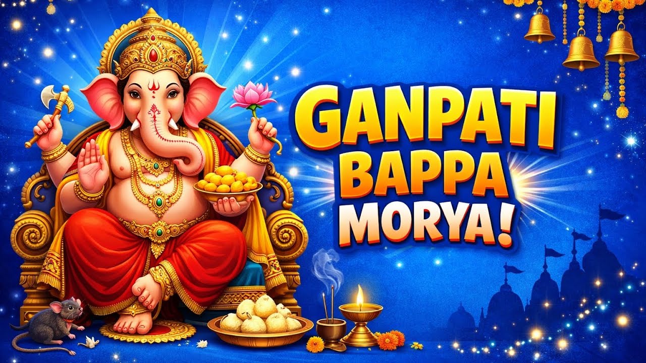 Ganpati Bappa morya | Mangalmurti Morya | गणपति बप्पा मोरया मंगलमूर्ति मोरया 2026 New Aarti