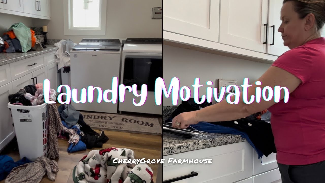 Laundry Motivation~Getting The Laundry Done