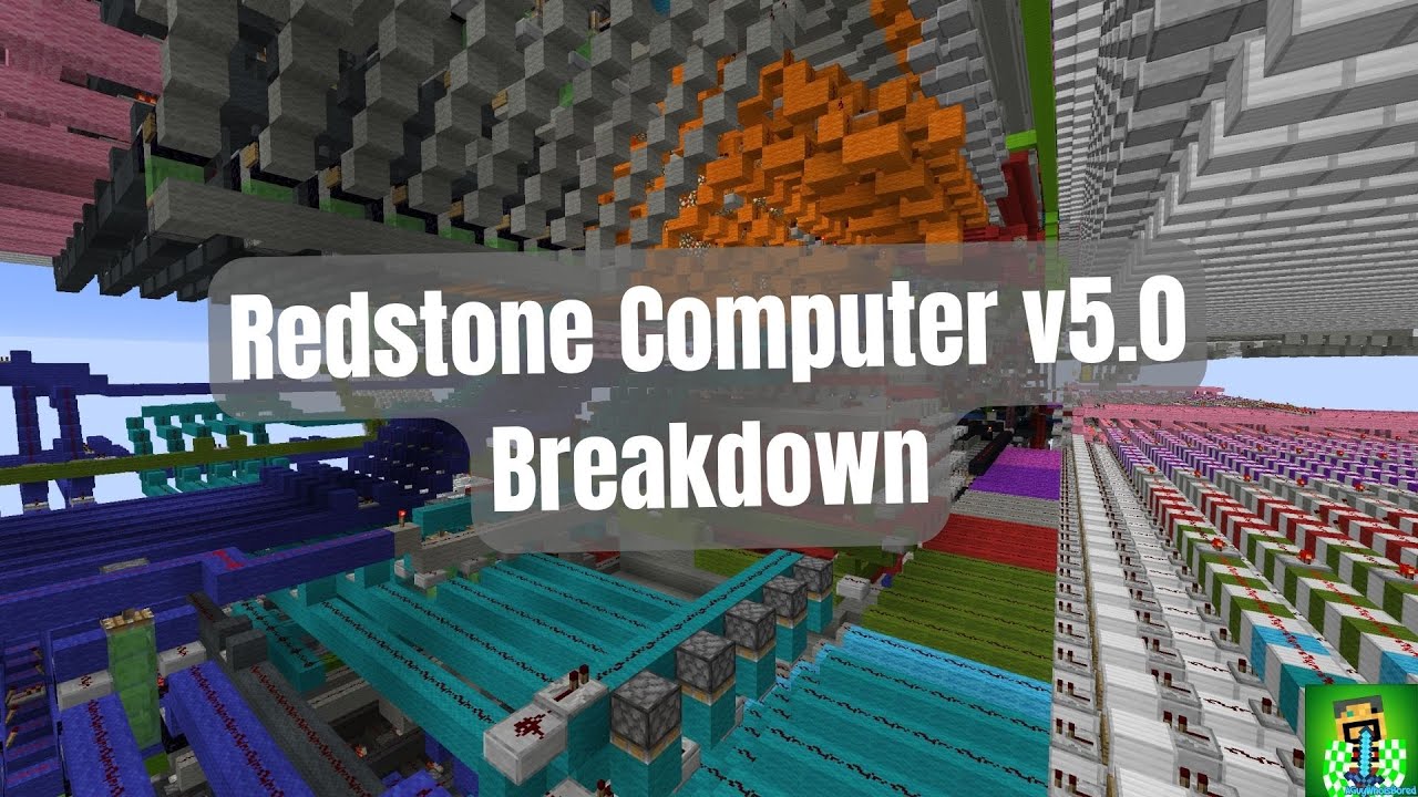 [Minecraft Computer Engineering] - Redstone Computer v5.0 Breakdown