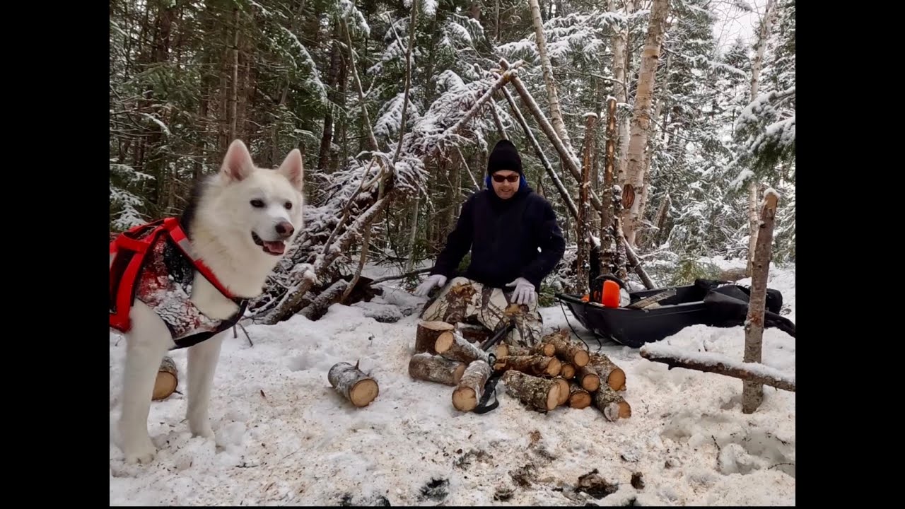 Seaching for old camp and had a boil up !