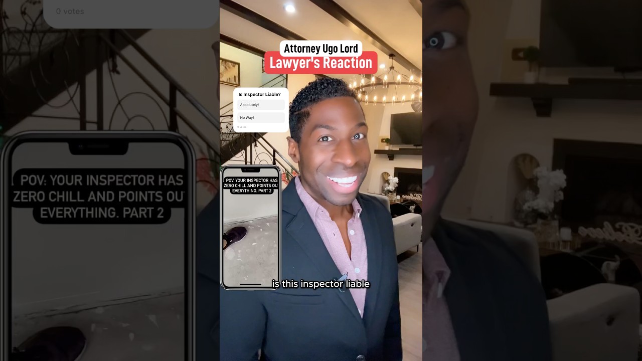 Building inspector damages concrete that failed inspection. Who&rsquo;s liable? Attorney Ugo Lord reacts!