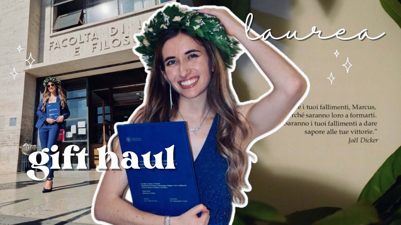 cosa ho ricevuto per la mia laurea? 💙🎓 — gift haul