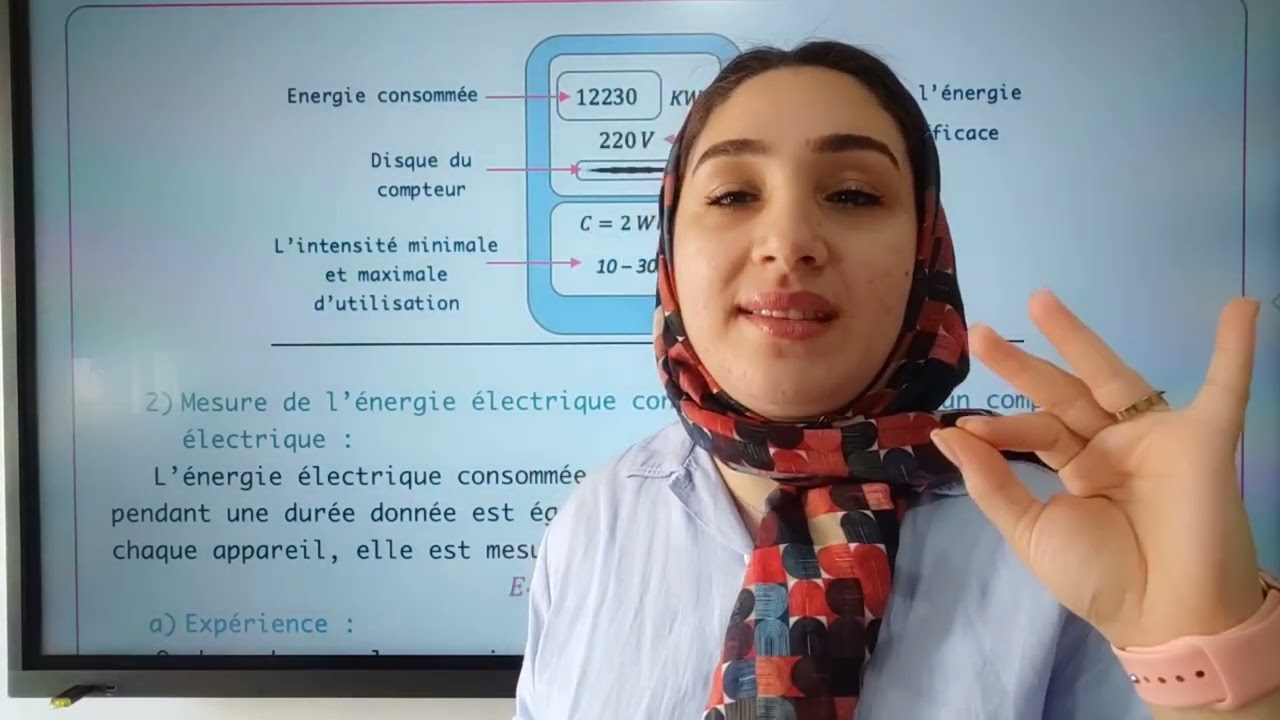 l'énergie électrique 3AC شرح الدرس/الطاقة الكهربائية