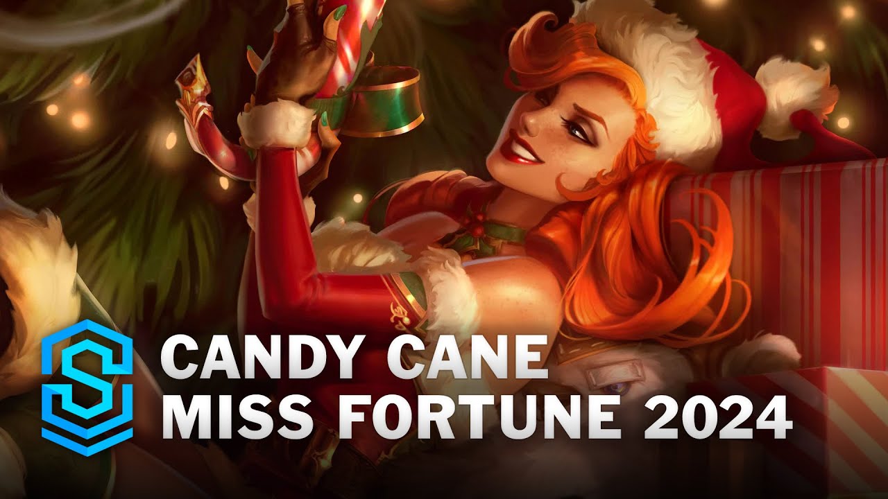 Candy Cane Miss Fortune Skin Spotlight - League of Legends