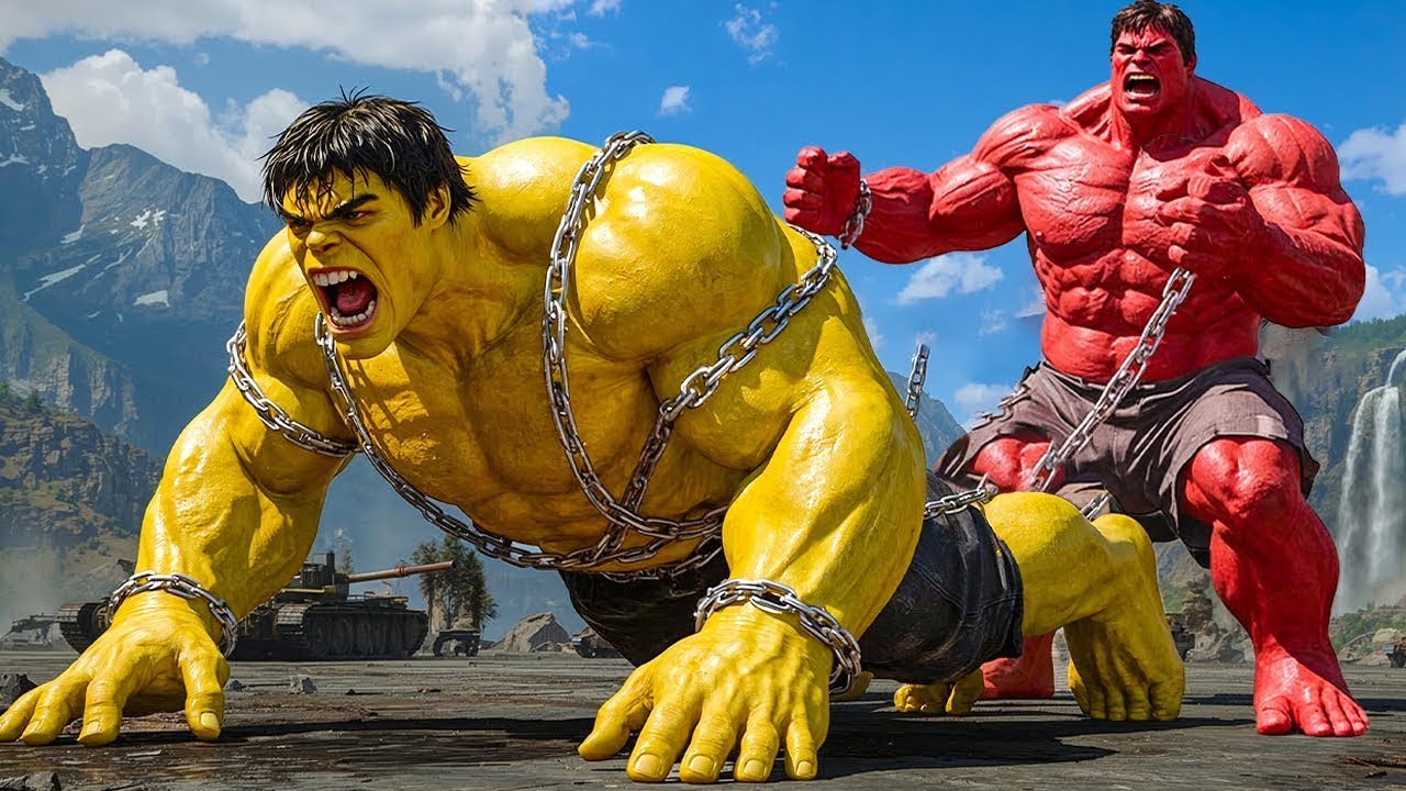 RED HULK vs YELLOW HULK EPIC BATTLE! However, THOR'S Unexpected SAVE Changes Everything