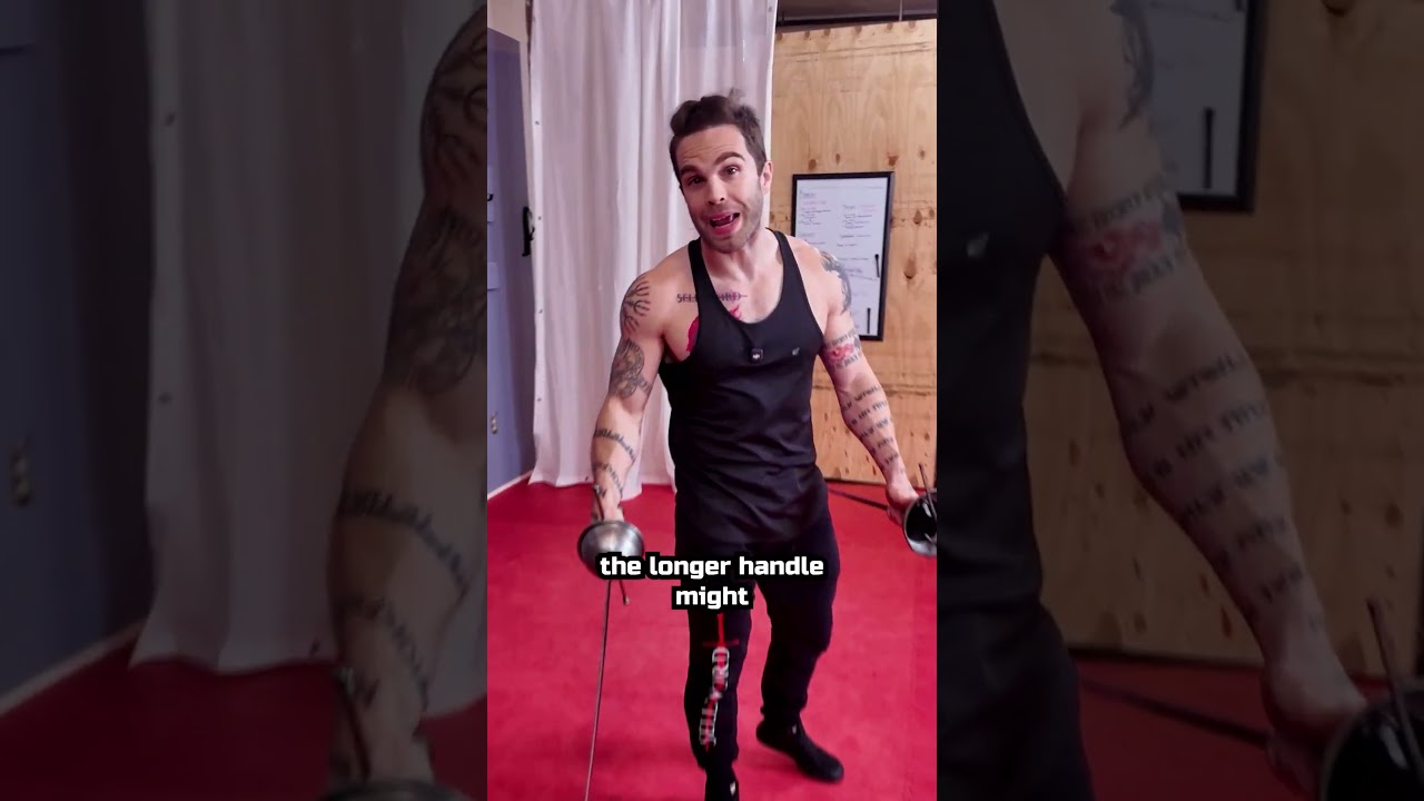 Rapier Handles are TOO LONG! #sword #hema #martialarts