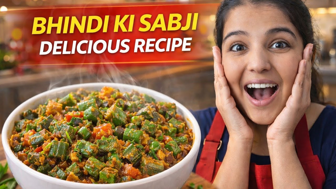 Bhindi Ki Sabji Aisi Banao Ki Chipchipi Na Ho 😍 | Easy & Tasty Bhindi Recipe #youtube #bhindi #sabji