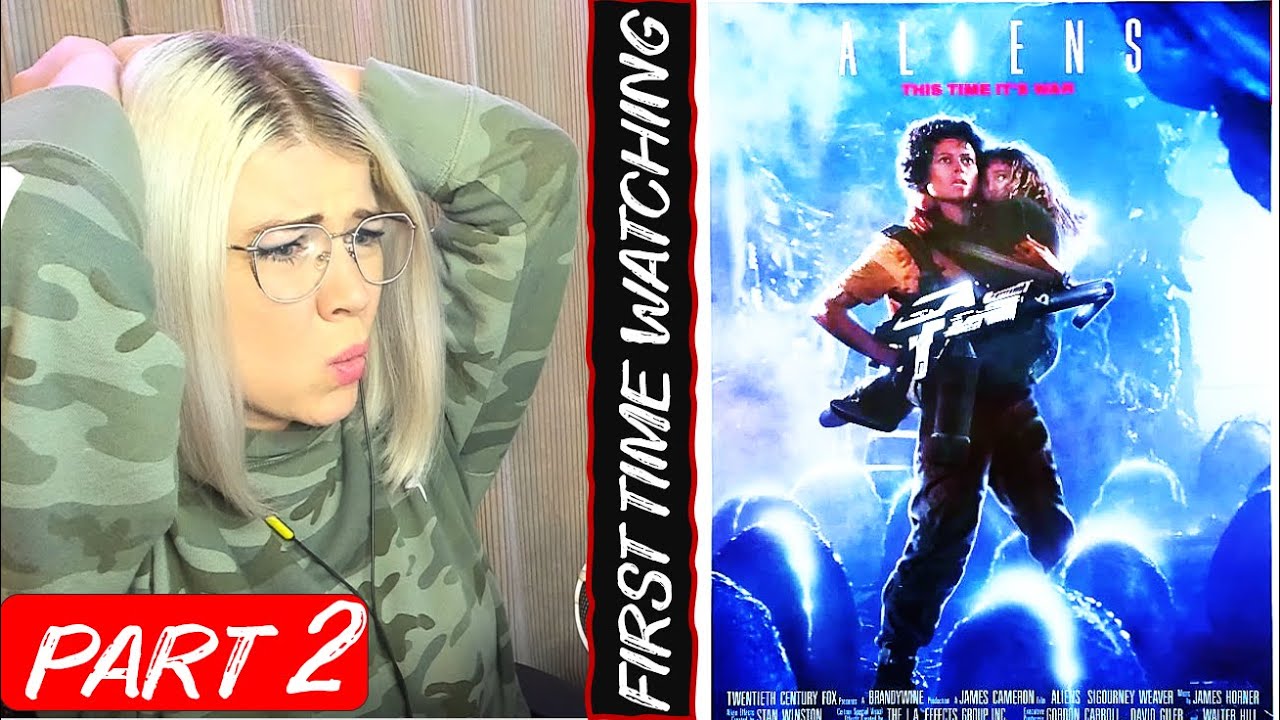 Aliens (1986) Movie Reaction / Review PART 2- First Time Watching! ;D (Director's Cut Version)