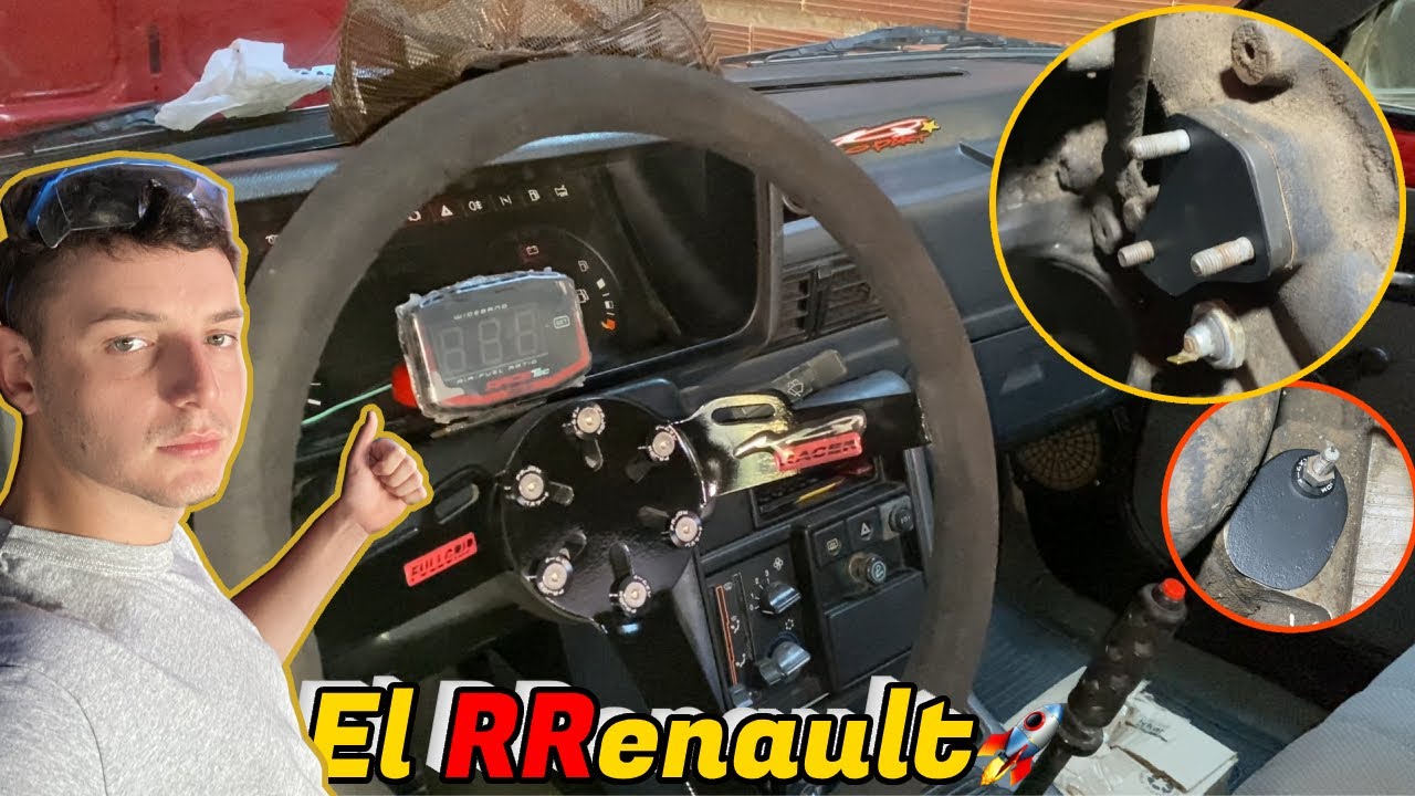 PROYECTO RENAULT 9 // Amurando Wideband e instalando sensor de temp de agua para la RaceTec!!