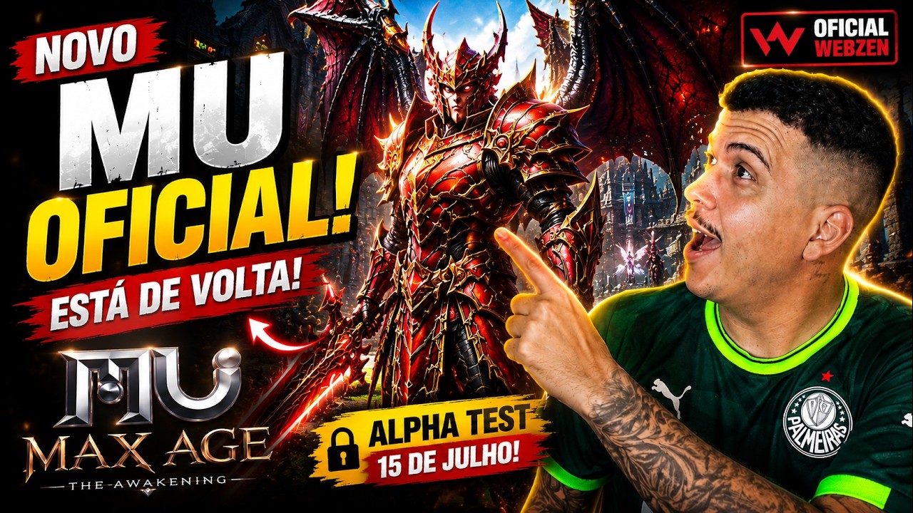 🔥 O MU ONLINE OFICIAL EST&Aacute; DE VOLTA! Conhe&ccedil;a o MU Max Age da WEBZEN (JOGO NFT GRATIS )