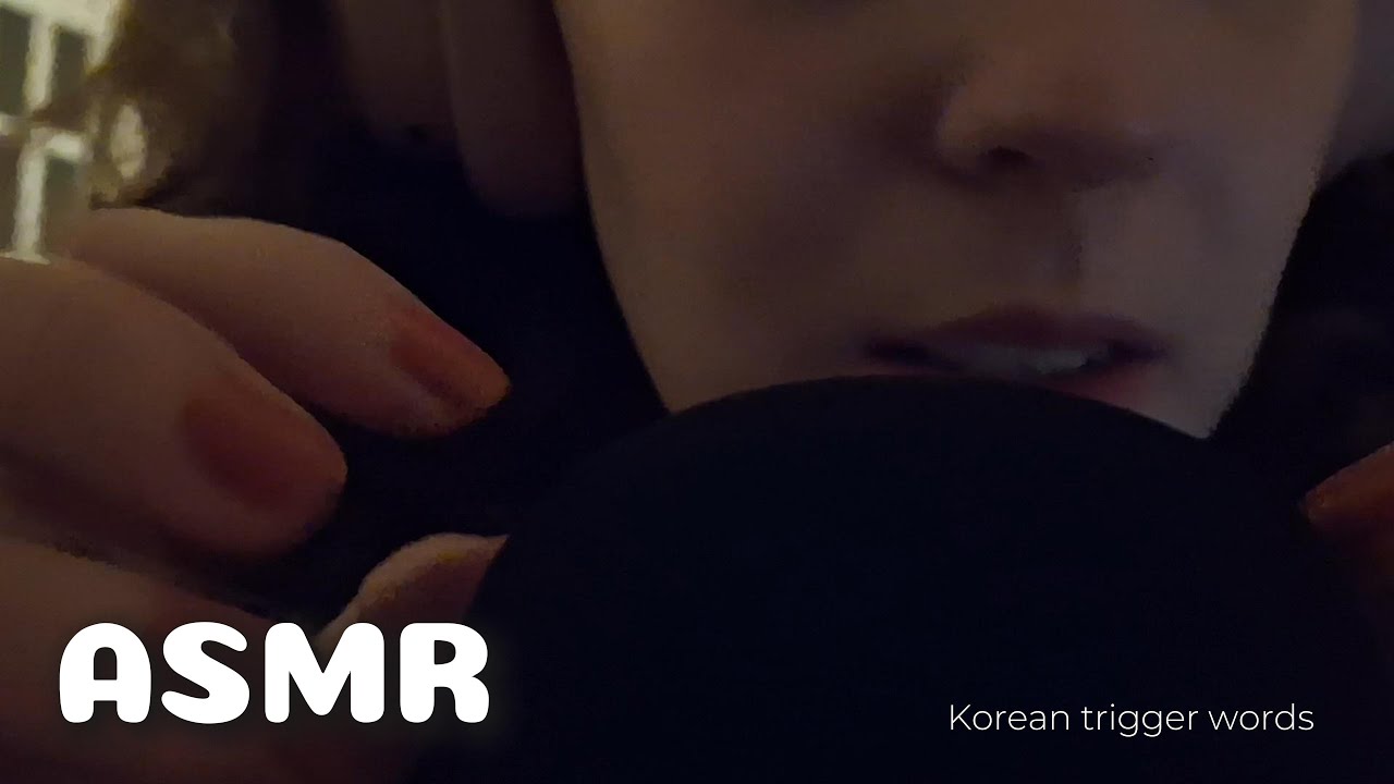 ASMR // korean trigger words