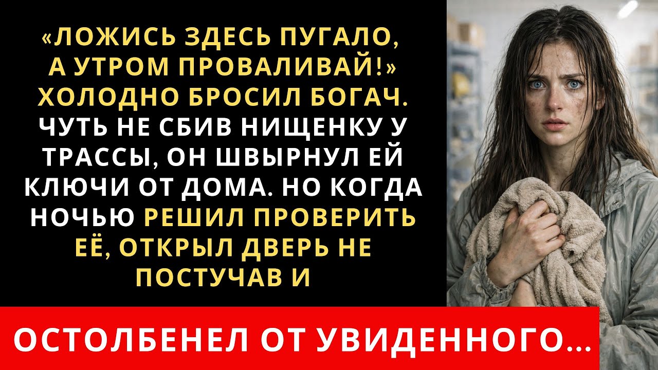 Миллионер пожалел нищенку с трассы и дал ключи от дома. А то что произошло дальше…