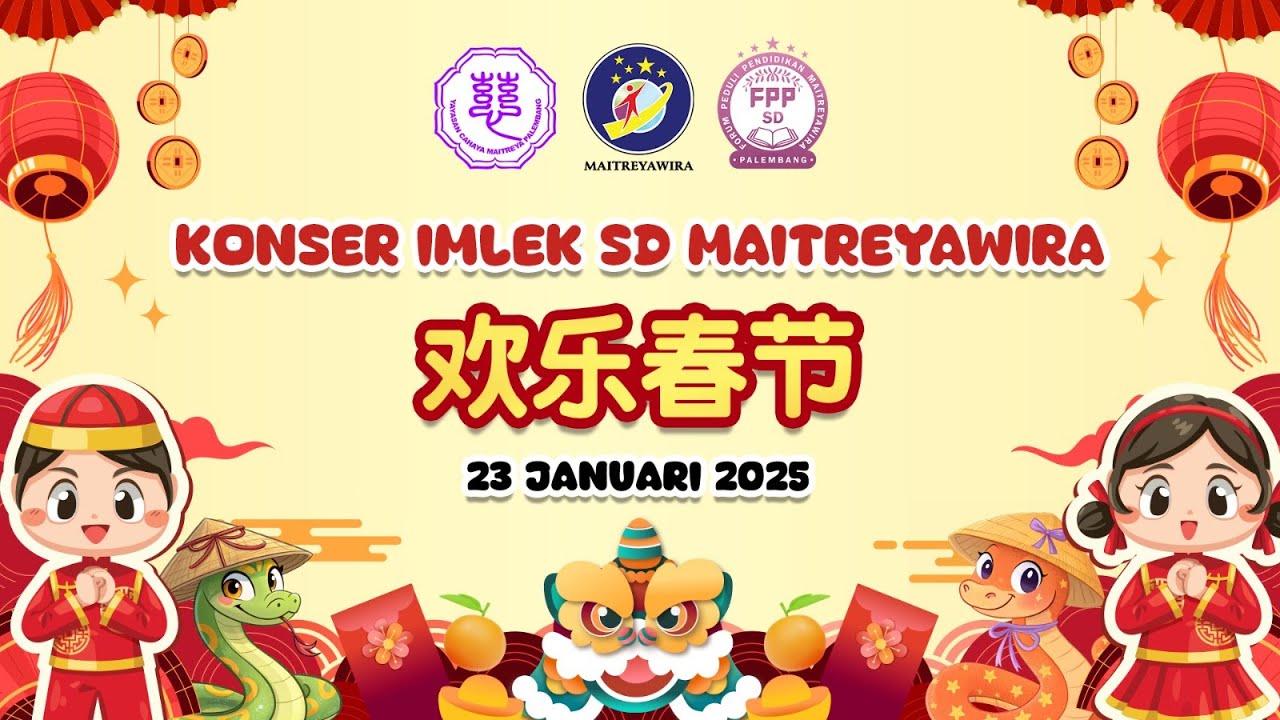 Konser Imlek SD Maitreyawira Palembang 2025 Sesi 1