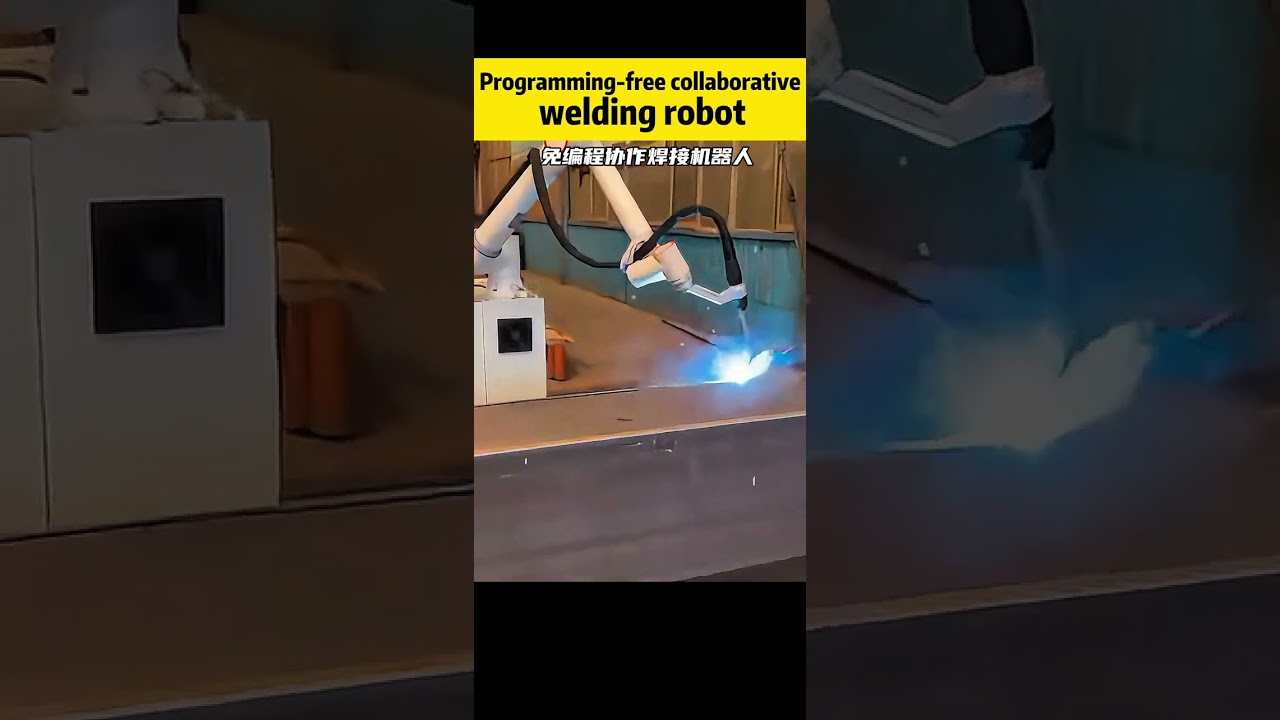 Programming-free collaborative welding robot#welding #machine #tools  #welder