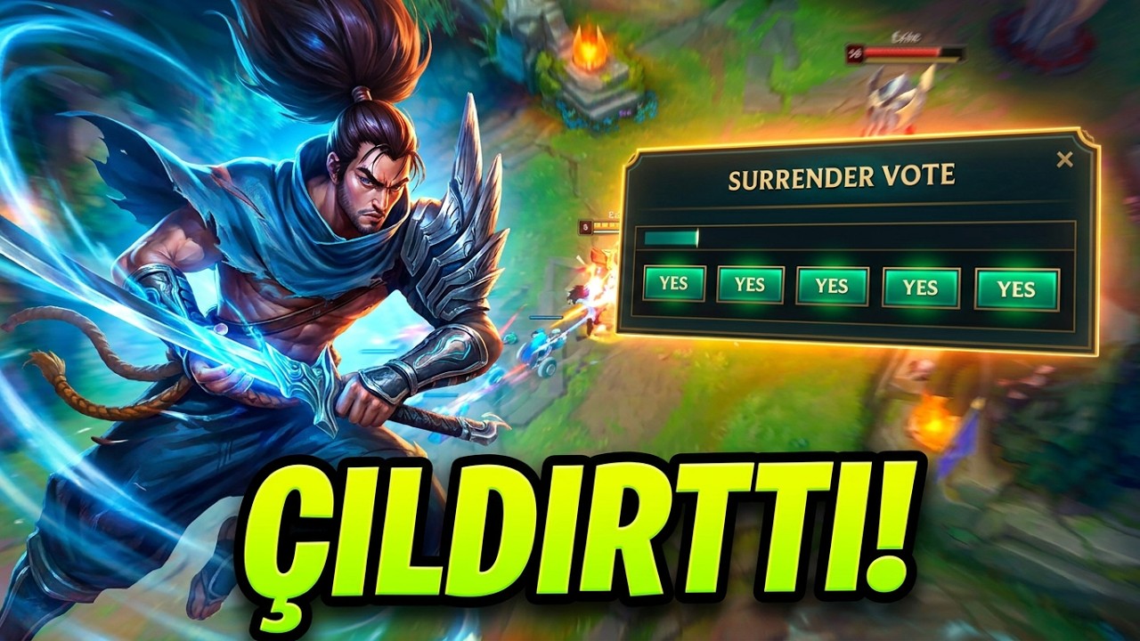 Plat Elo’da Yasuo ile Zed’i Yenmek! Rakip 15’te FF Attı | LOL RANKED!
