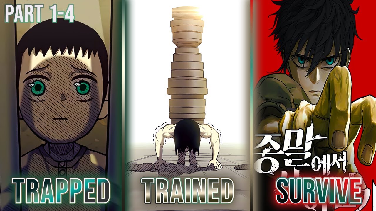 His Father Locked Him In The Basement Forcing Him To Train For The Apocalypse [#1-4] - Manhwa Recap