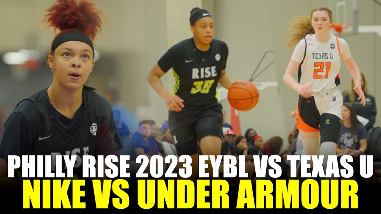 2023 Philly Rise EYBL vs Texas U UAA Hannah Hidalgo Zoe Brooks Caitlynn Jordan