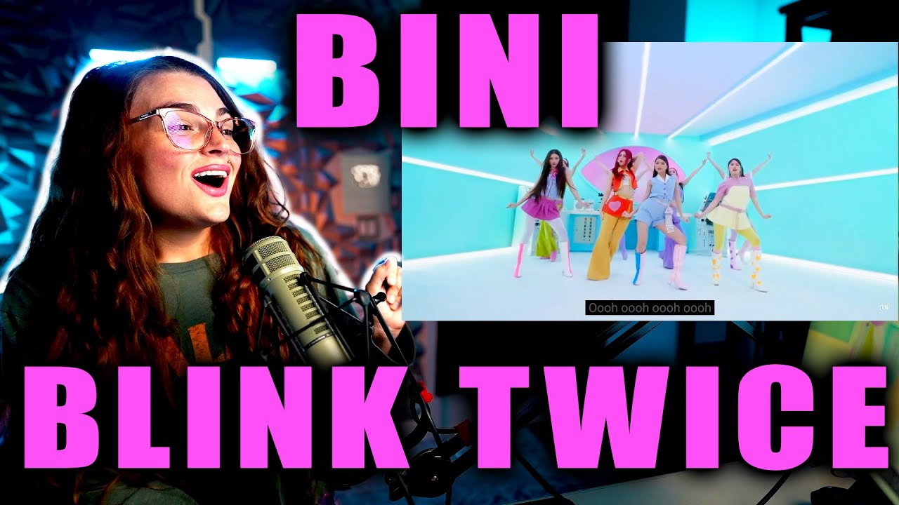 AMERICAN'S RAW REACTION BINI BLINK TWICE!