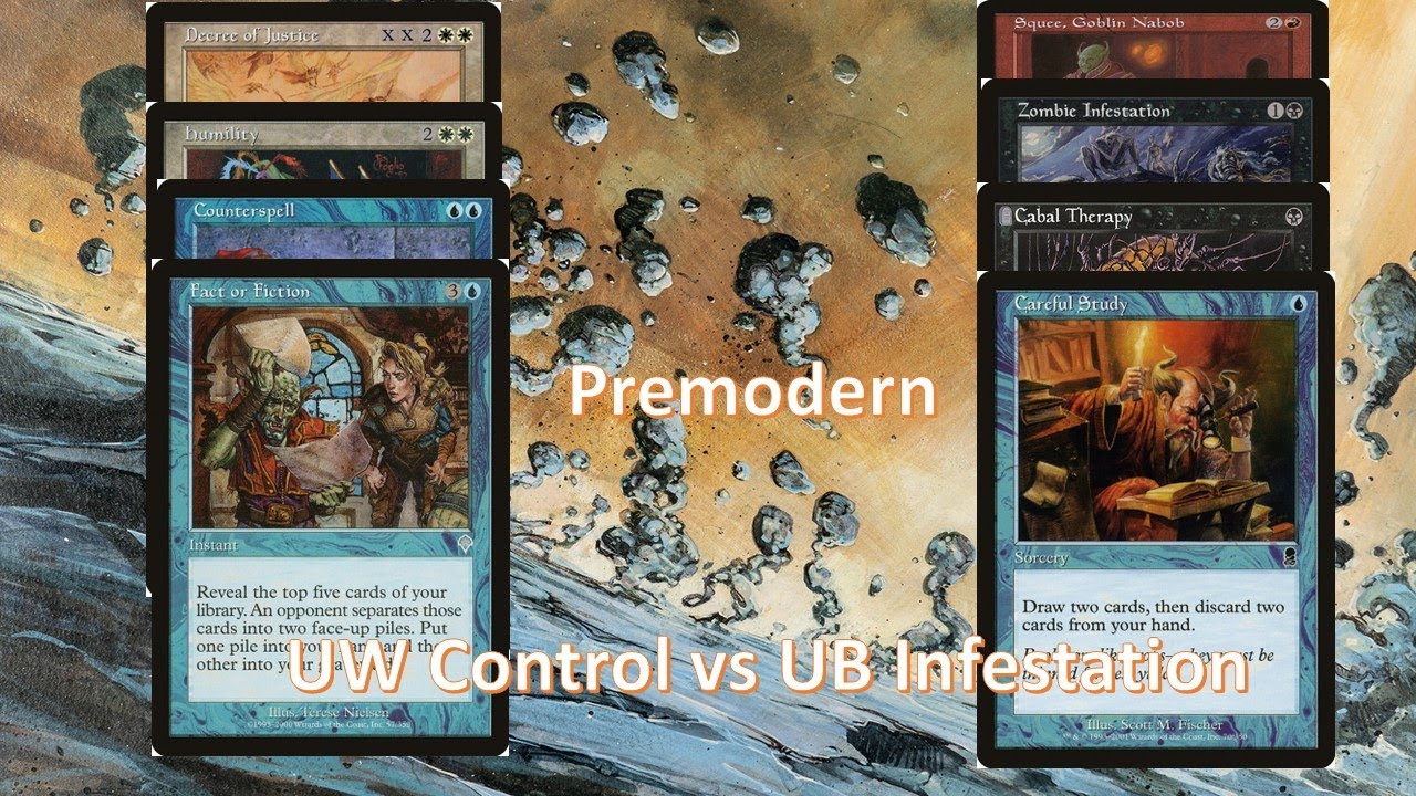 UW Control vs UB Zombie Infestation - #premodernmtg - MTG