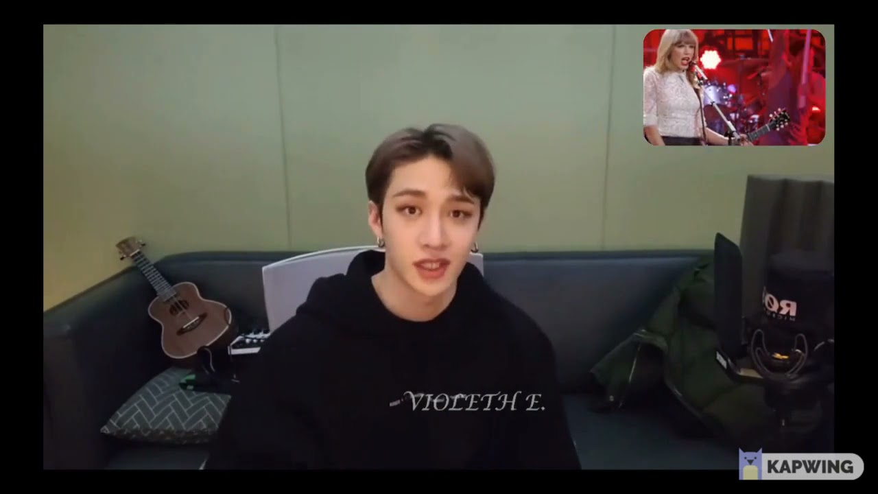 Bang chan reaction Red - Taylor Swift