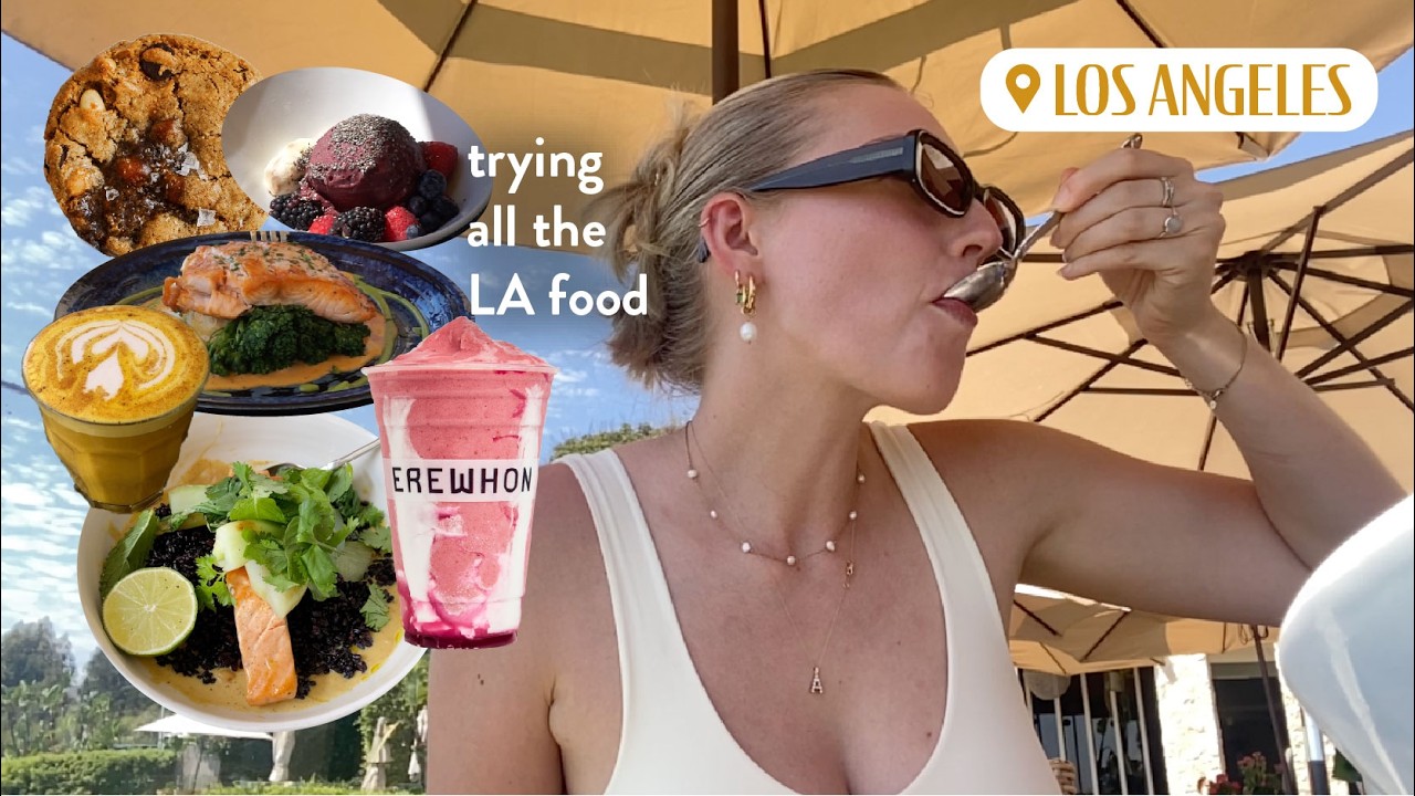Living in LA for a week | EREWHON | Trying Viral Food | Venice Beach | Art & More