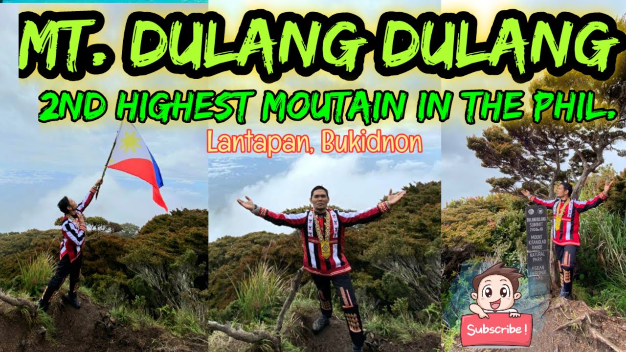 Mt. DULANG DULANG the 2nd Highest Mountain in the Philippines.