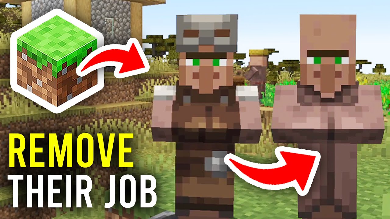 How To Remove A Villagers Job In Minecraft - Full Guide