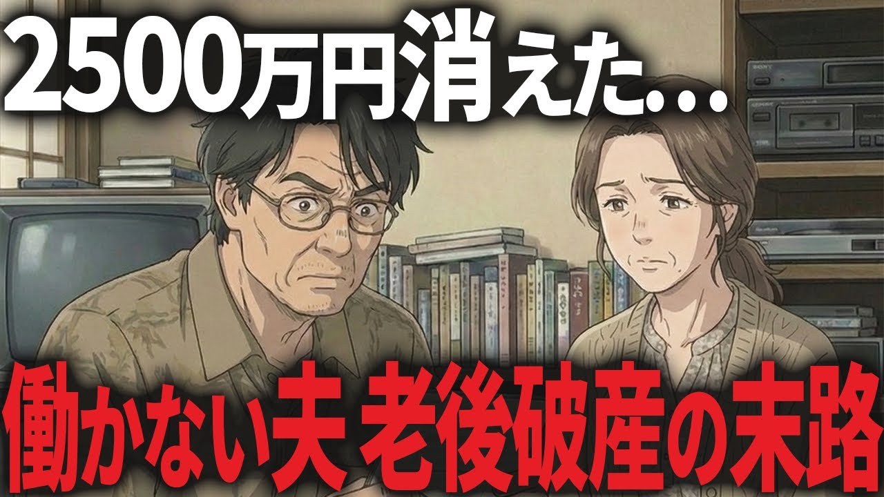 【老後破産】定年5年で貯金2,500万円が消えた｜まだ働かなくても大丈夫と言い続けた70歳元課長の末路