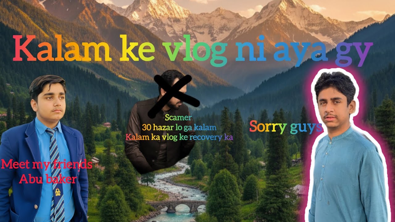 Kalam valley ka vlog ke recovery karwana gy🦧waha popat ho gai/new vlog/@mehwarvlog14 