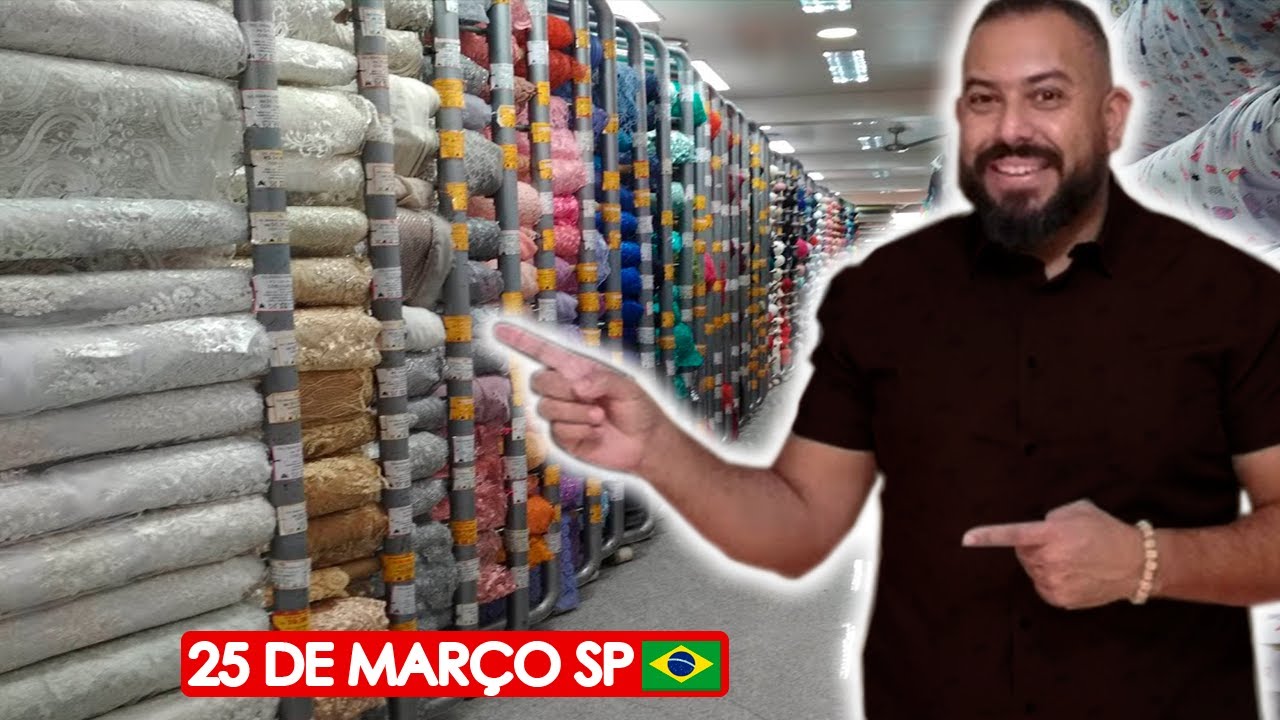 Tecidos 25 de março loja Niazi Chohfi